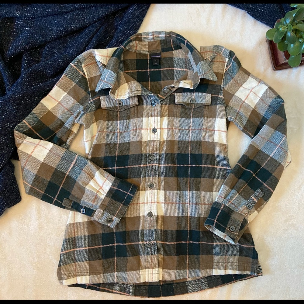 Patagonia Brown/Pink/Green Fjord Flannel
